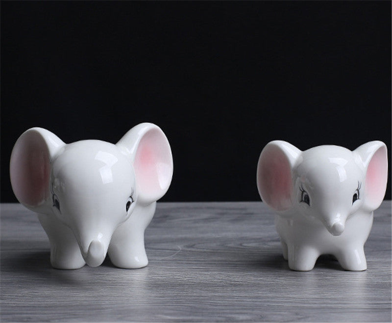 Elephant Ceramic Flowerpot