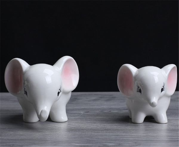 Elephant Ceramic Flowerpot