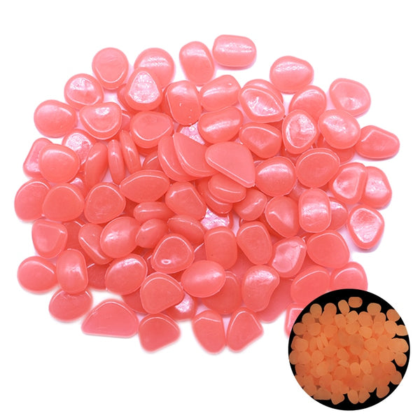 Luminous Stones Glow In The Dark Pebbles Glowing Stones for Outdoor Walkways Home Garden Yard Decor Fish Tank Pebble Rocks