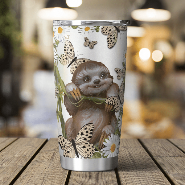 Sloth Cute Tumbler - Love Sloth Cute Stainless Steel Tumbler