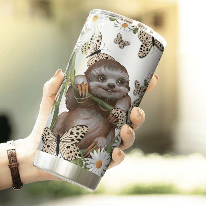 Cute Sloth – Engraved Stainless Steel Tumbler, Insulated Yeti Style Travel  Tumbler Mug, Sloth Lover Gift – 3C Etching LTD