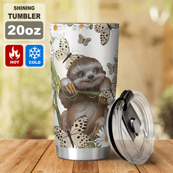 Sloth Cute Tumbler - Love Sloth Cute Stainless Steel Tumbler