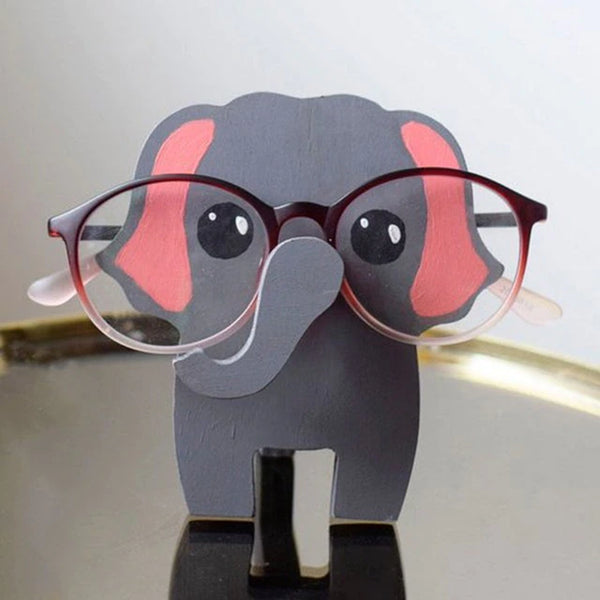 1 Pc Animal Glasses Rack Cute 3D Animal Wood Carvings Sunglass Display Rack Shelf Eyeglasses Show Stand Jewelry Holder Showcase