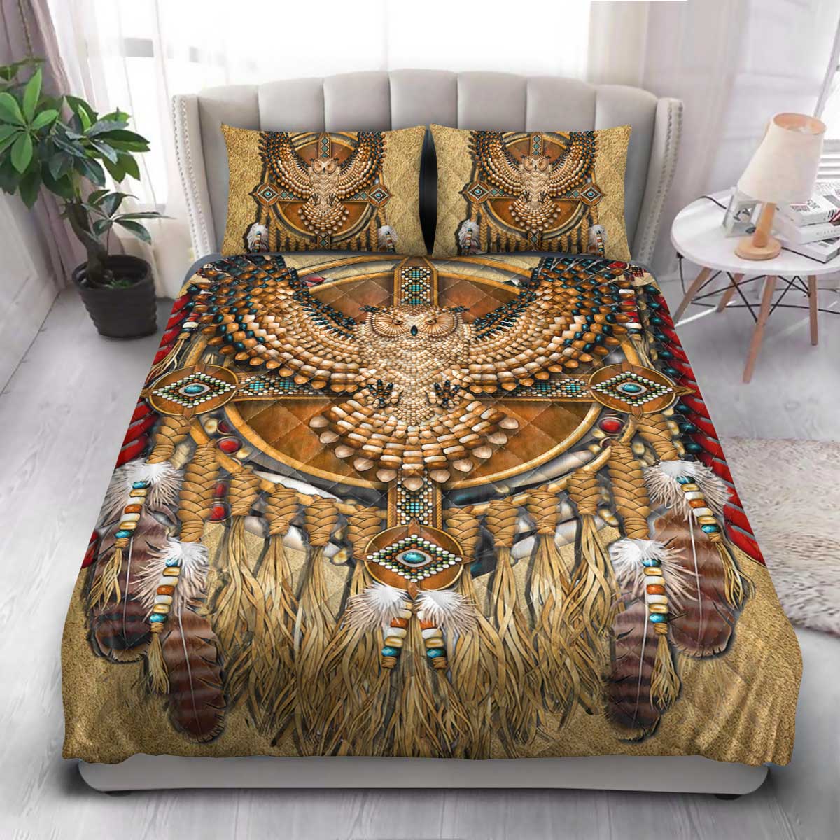 NTA Animal Owl  Quilt Bedding Set