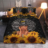 BWM Faith Sunflower  Quilt Bedding Set