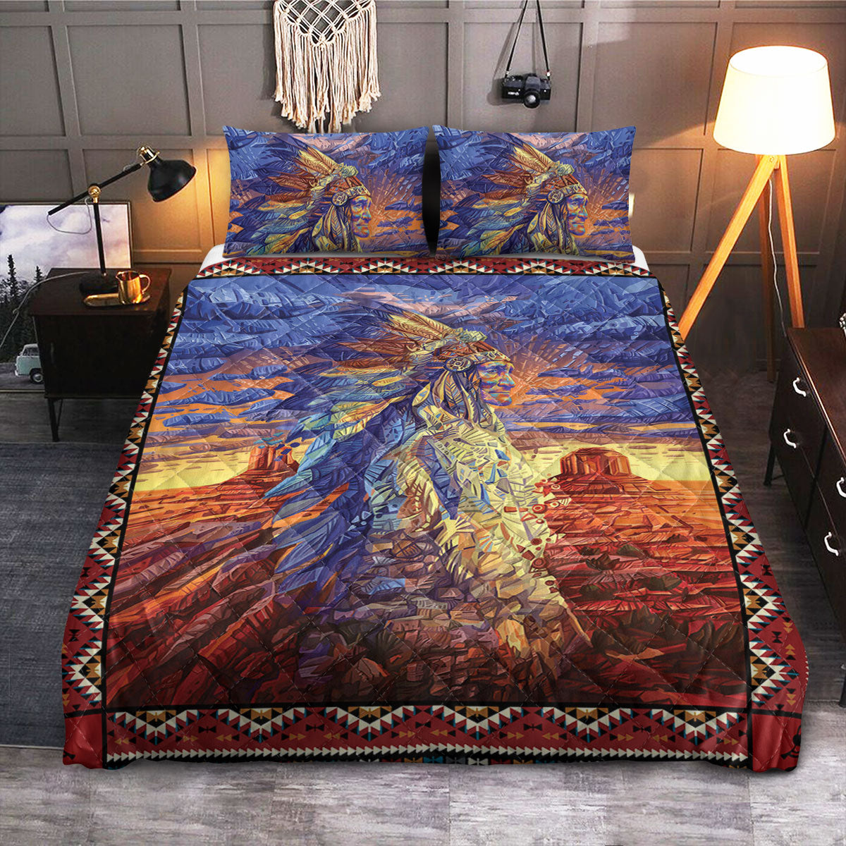 NTA Native American  Quilt Bedding Set