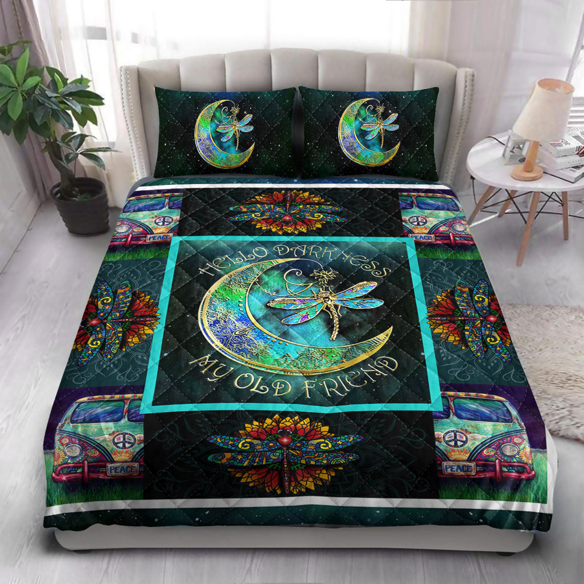 Dragonfly  Quilt Bedding Set