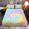 Hippie Pastel Tie Dye  Quilt Bedding Set