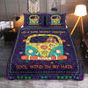 Hippie Girl On A Dark Desert Highway  Quilt Bedding Set