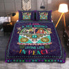 Hippie Girl  Quilt Bedding Set