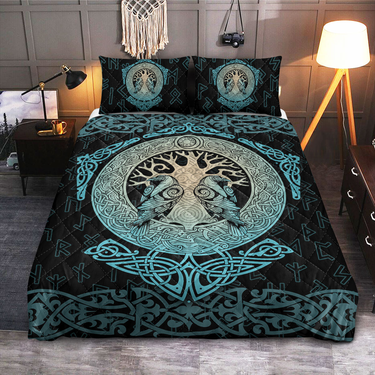Viking Draven  Quilt Bedding Set