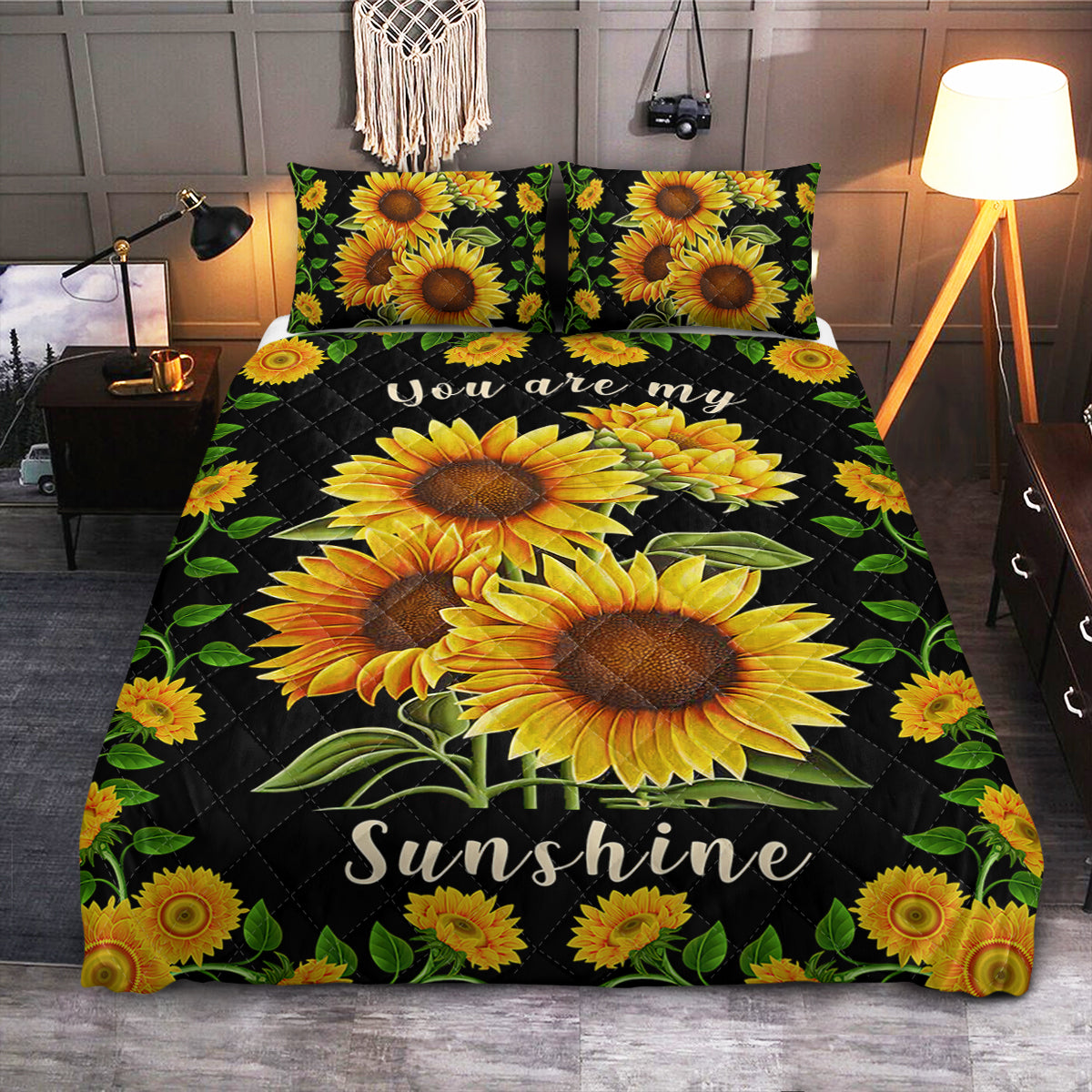 Sunflower  Quilt Bedding Set