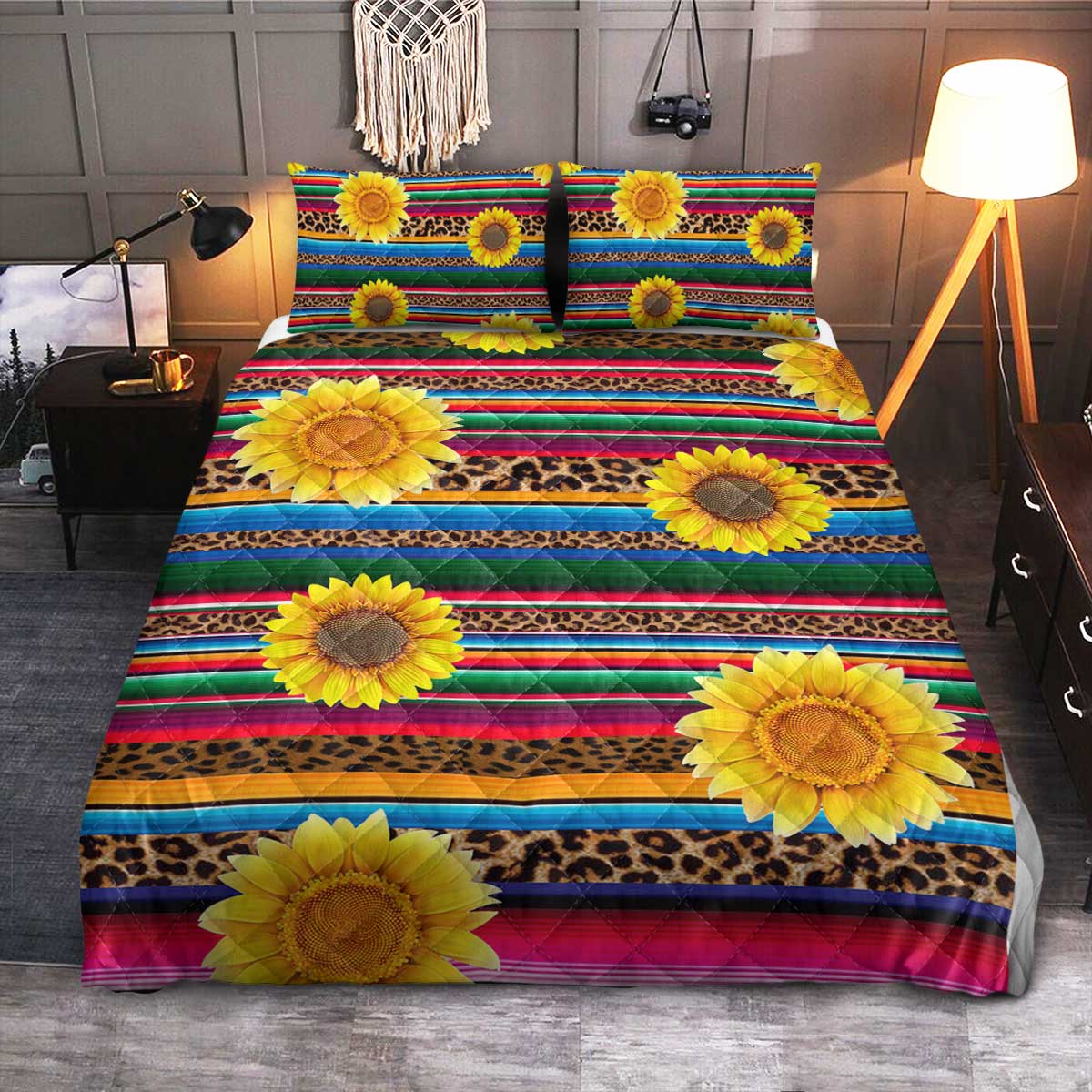 Sunflower  Quilt Bedding Set
