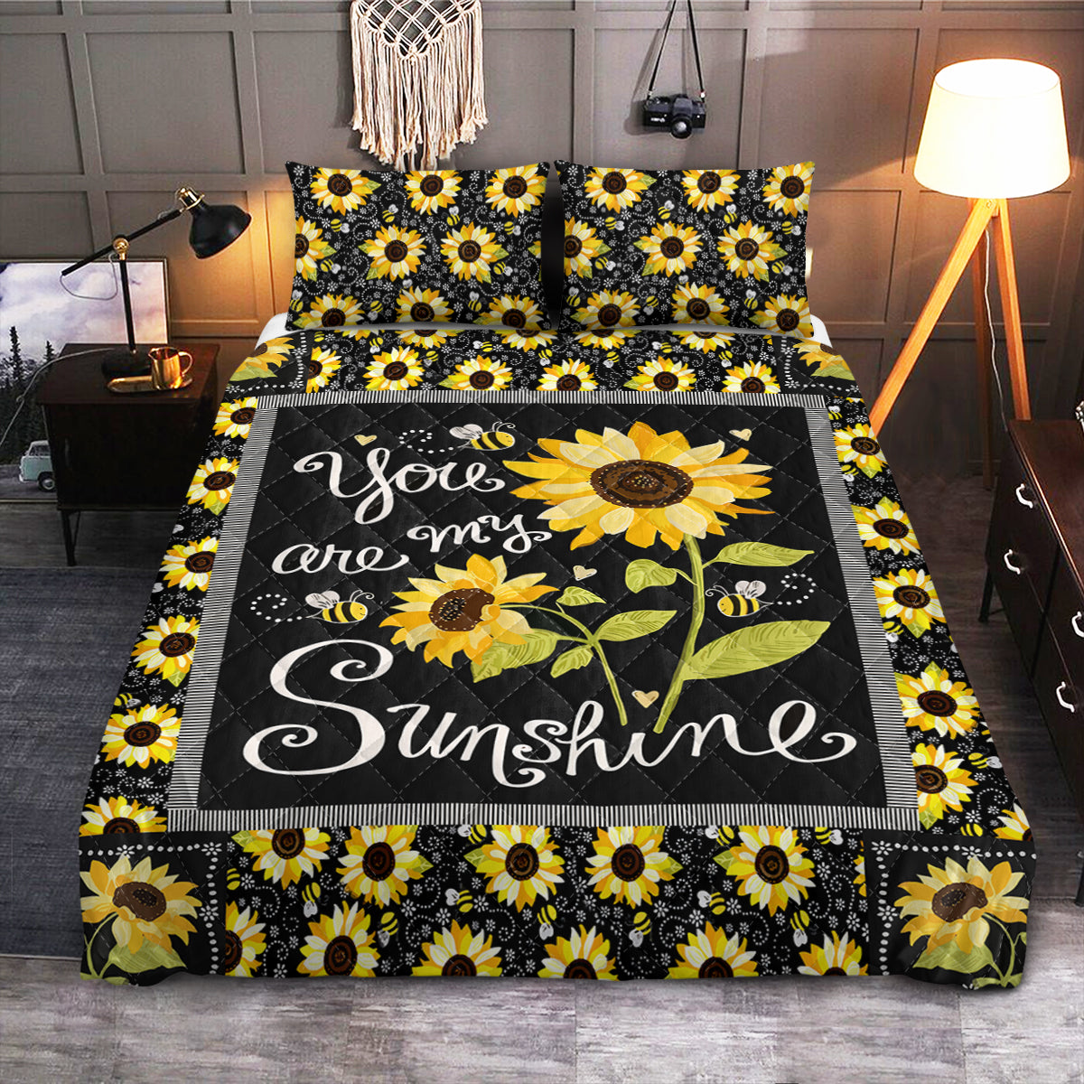 Sunflower Sunshine  Quilt Bedding Set