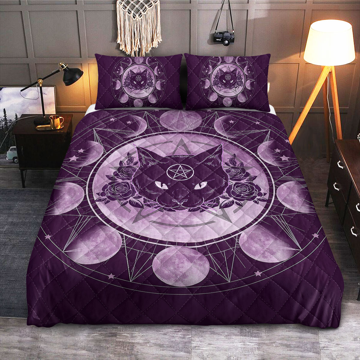 Cat  Quilt Bedding Set