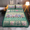 Unicorn God Says You Are  Quilt Bedding Set