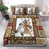 Horse Native American Pattern  Quilt Bedding Set