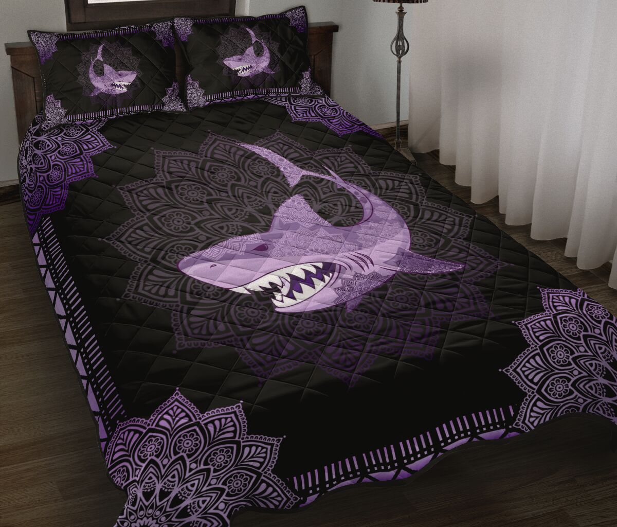 Shark Quilt Bed Set 93 - Love Quilt Bedding Set