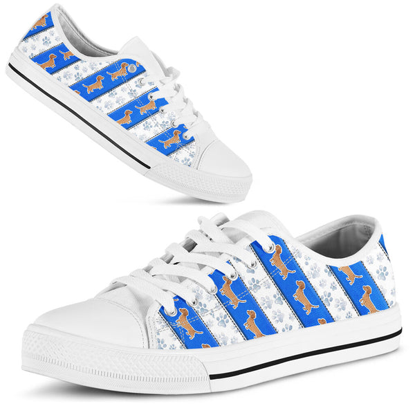 Dachshund Funny Line - Low Top Shoe - Love Love Top Shoes