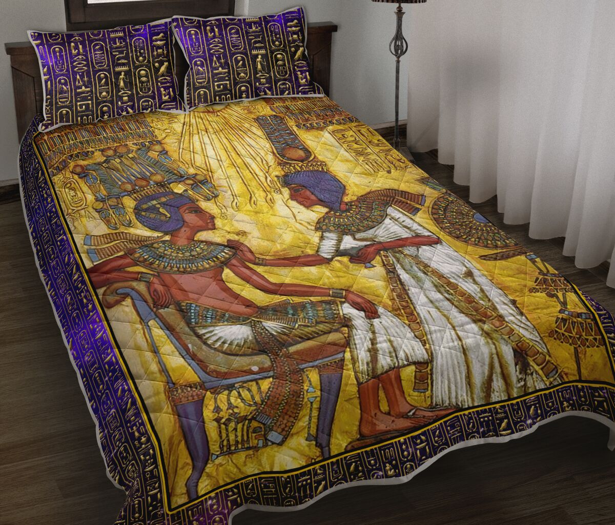 Egyptians Galaxy - Bed Set - Love Quilt Bedding Set