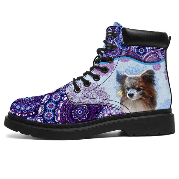 Papillon - Vintage Mandala Asboot Sky Kd Purple - Love All Season Boots