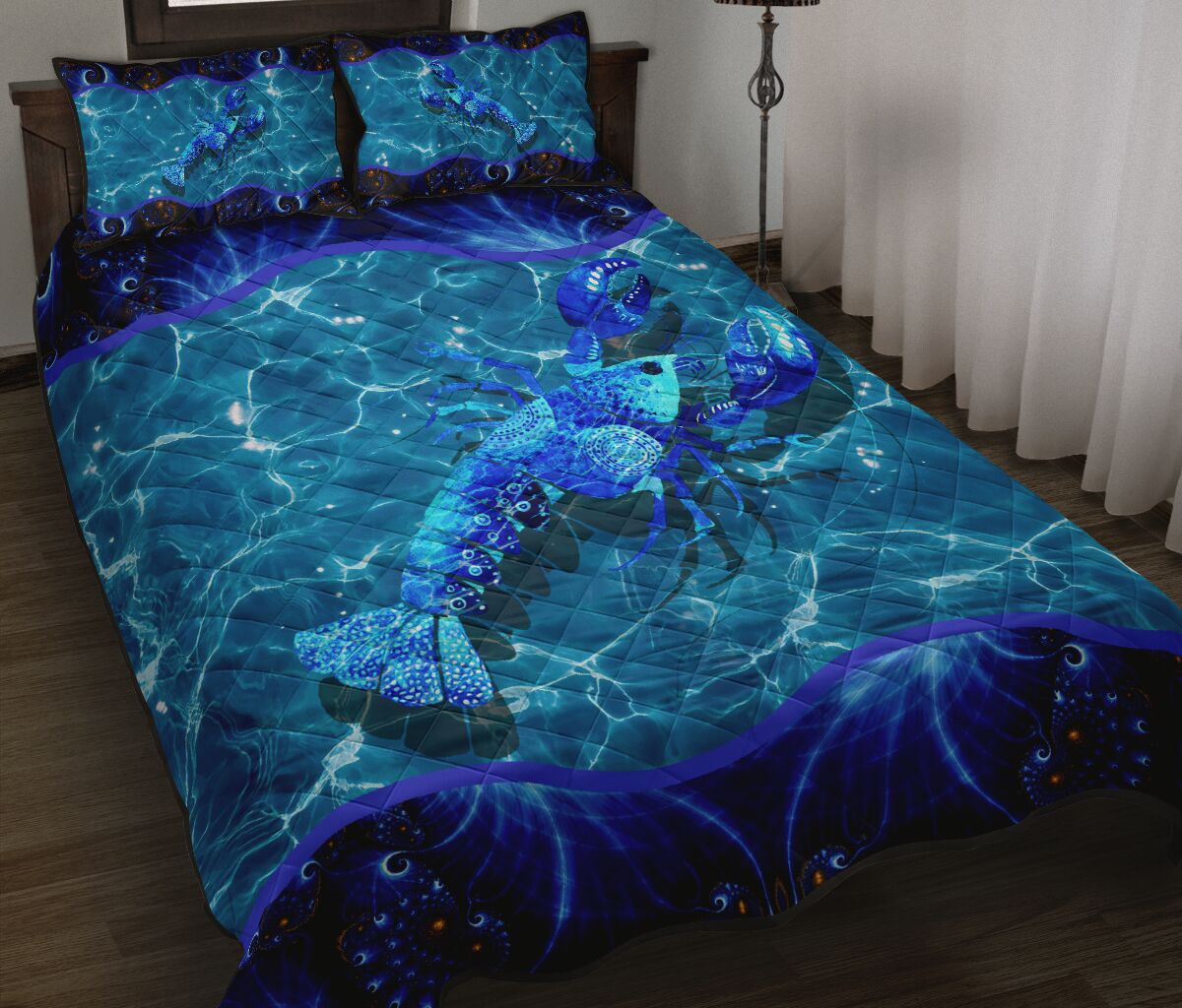 Lobster Sea Animal Quilt Bed Set - Love Quilt Bedding Set