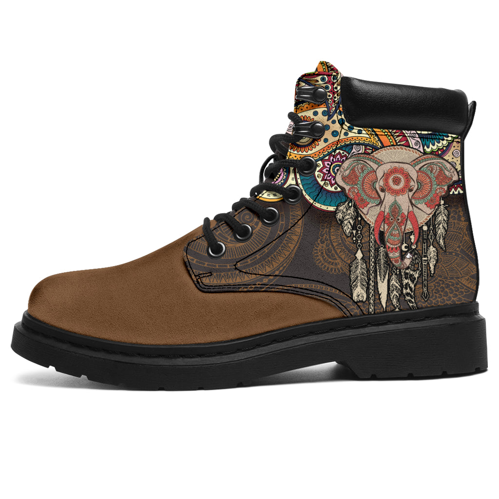 Elephant Henna Paisley Color Asboot - Tl - Love All Season Boots