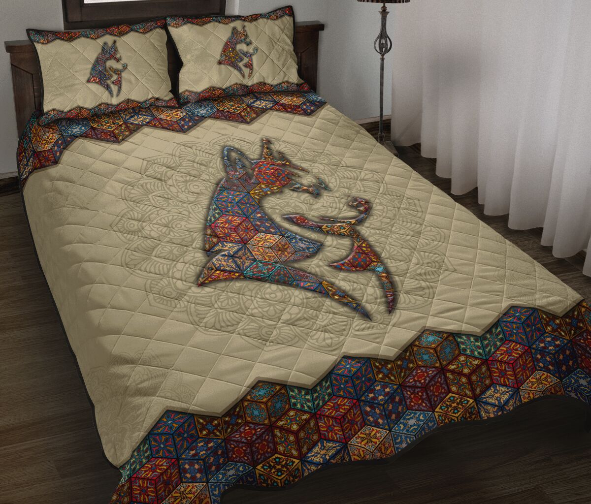 Quilt Bed Set - Mandala - Husky 81 - Love Quilt Bedding Set