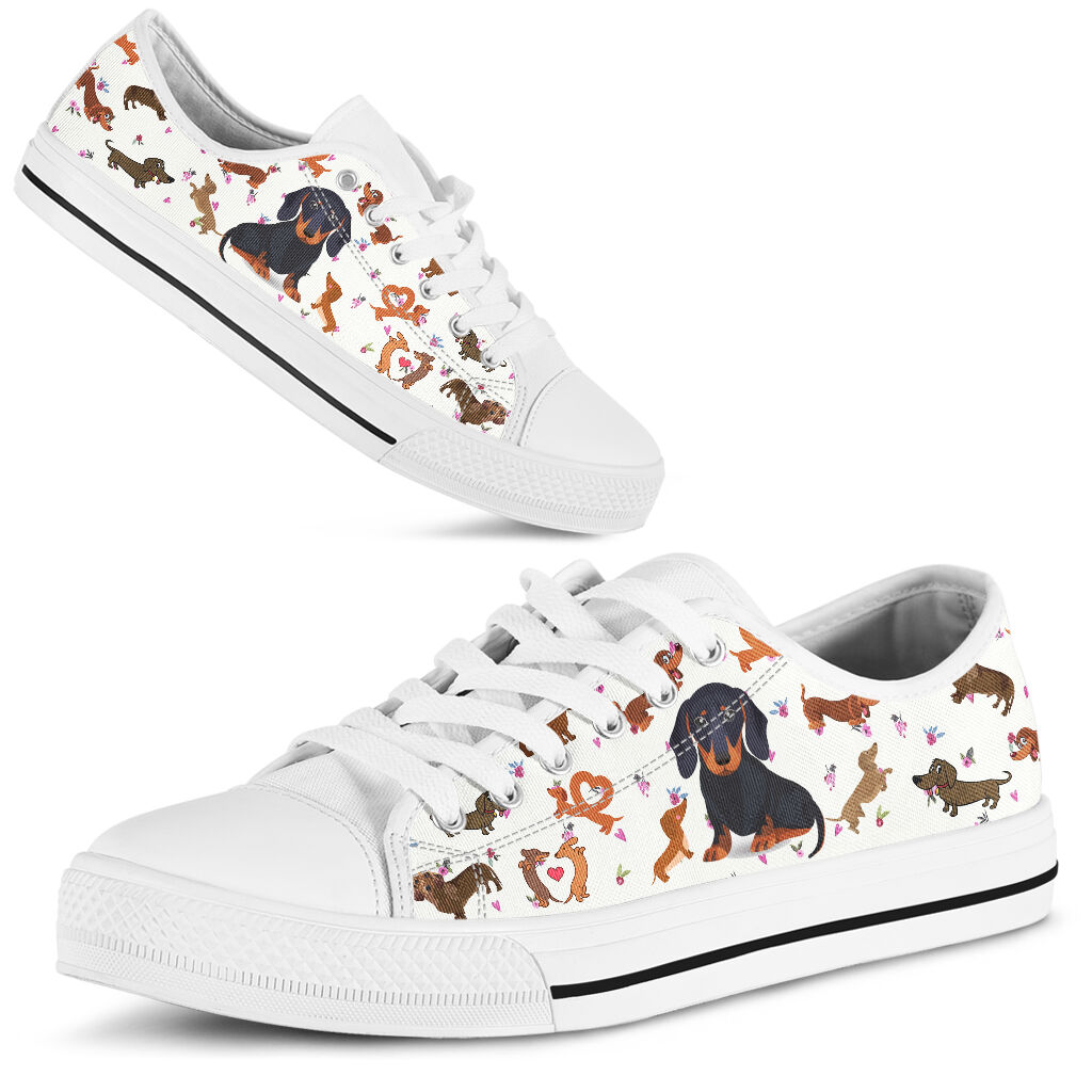 Dachshund Low Top - Dt04 Shoe - Love Love Top Shoes
