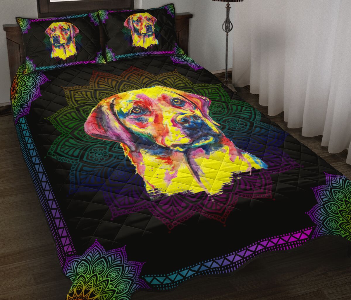 Quilt Bed Set - Labrador Retriever 32 - Love Quilt Bedding Set