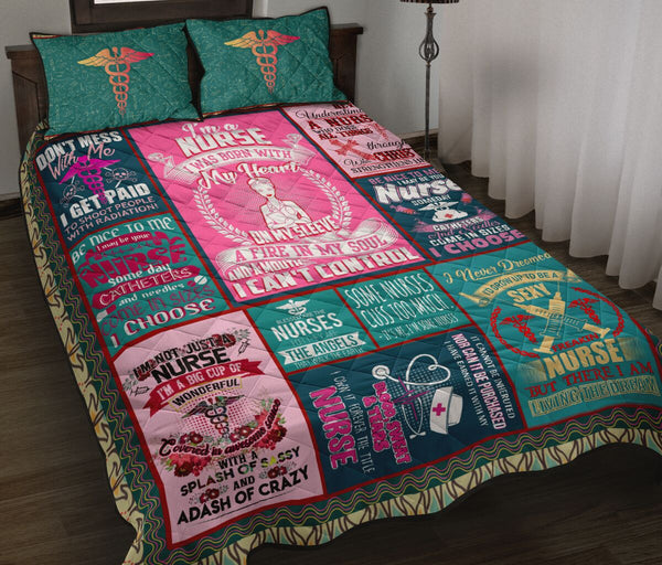 Im Nurse - Bed Set - Love Quilt Bedding Set