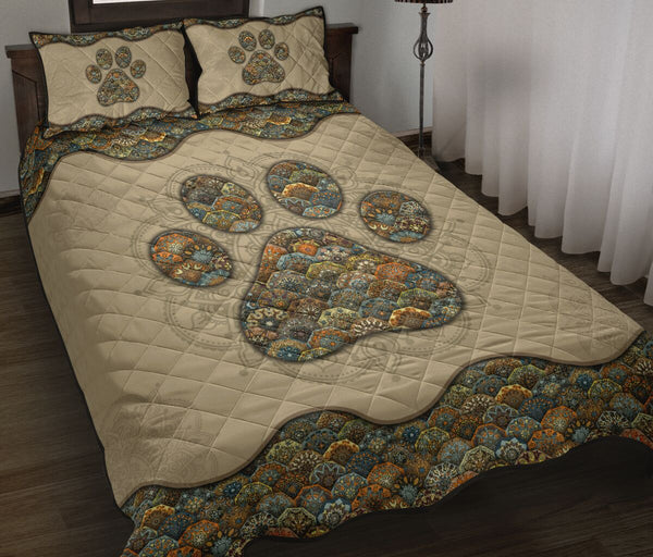 Quilt Bed Set - Mandala Lover - Paw 53 - Love Quilt Bedding Set
