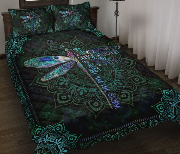 Dragonfly - They Whisper To Her - Quilt Bed Set 22 - Love Quilt Bedding Set