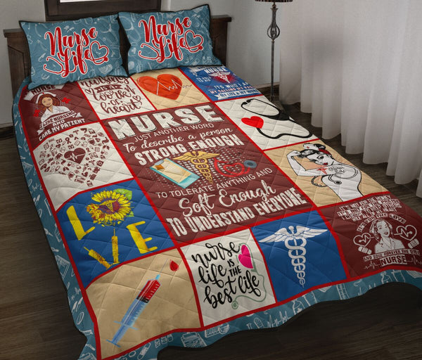 Nurse Life - - Love Quilt Bedding Set