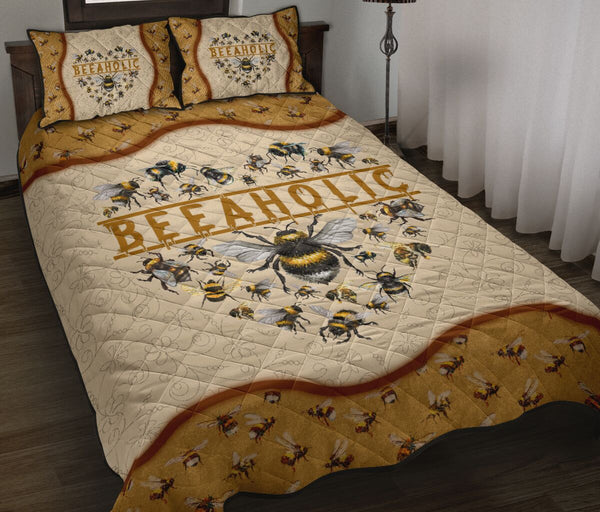 Beeaholic Quilt Bed Set - Love Quilt Bedding Set