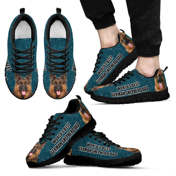 German Shepherd Dad Sneakers, Runni- Love Sneakers