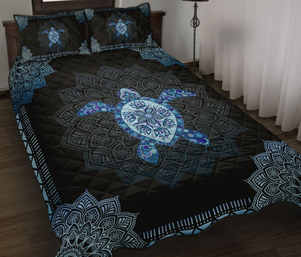 Turtle Quilt Bed Set 79 - Love Quilt Bedding Set