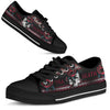 Skull Rose Low Top Shoe - Love Low Top Shoes