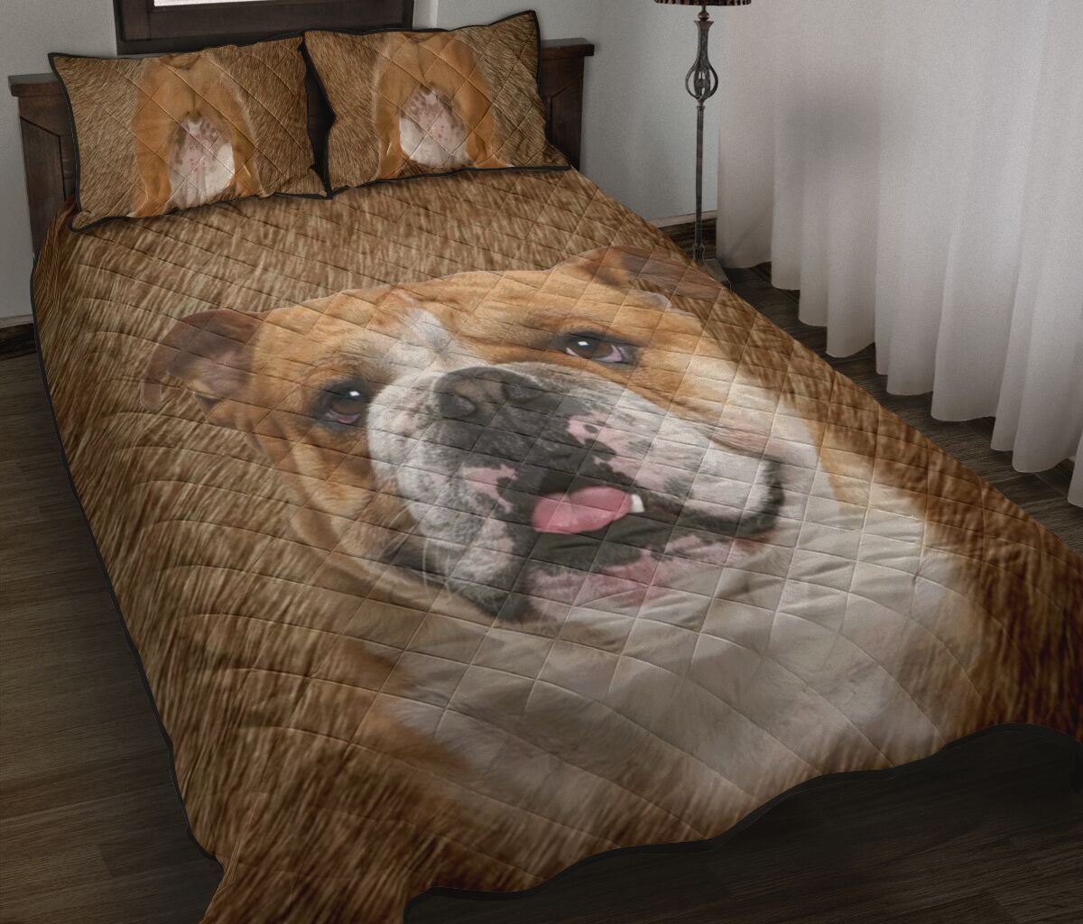 Bulldog Body - Bed Set - Love Quilt Bedding Set