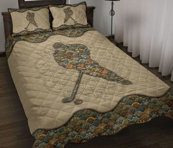 Quilt Bed Set - Mandala - Hockey 46 - Love Quilt Bedding Set