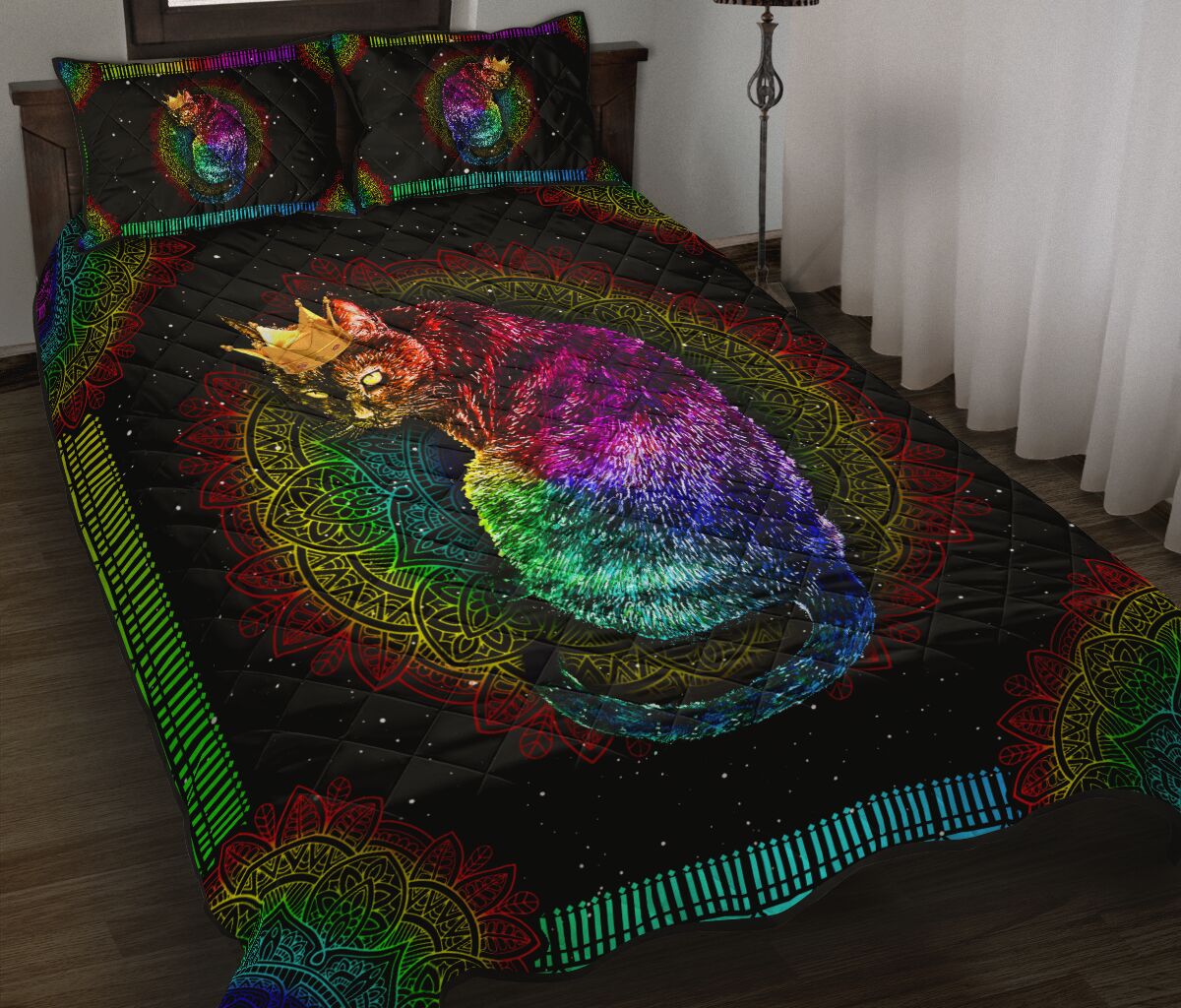Quilt Bed Set - Colorful - Cat 14 - Love Quilt Bedding Set