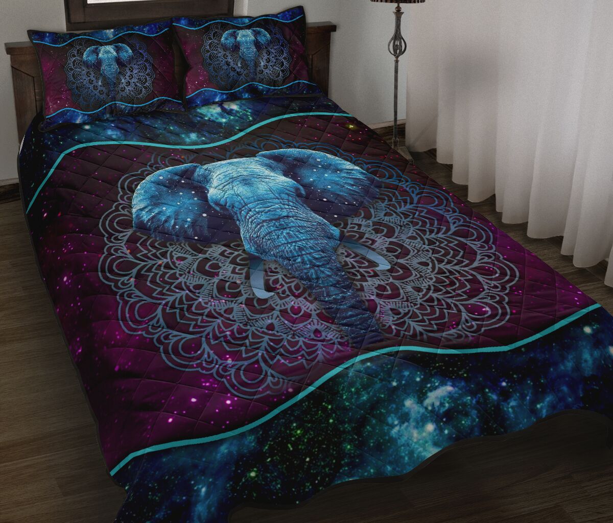 Quilt Bed Set - Elephant 90 - Love Quilt Bedding Set