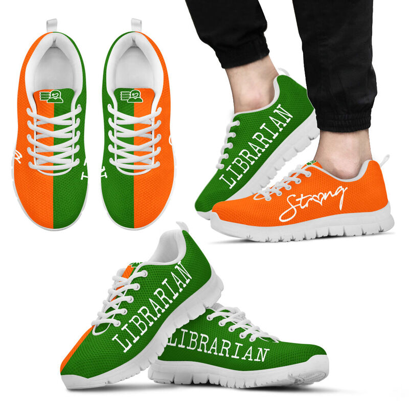 Librarian Black Orange Green Kd Sneakers, Runni- Love Sneakers
