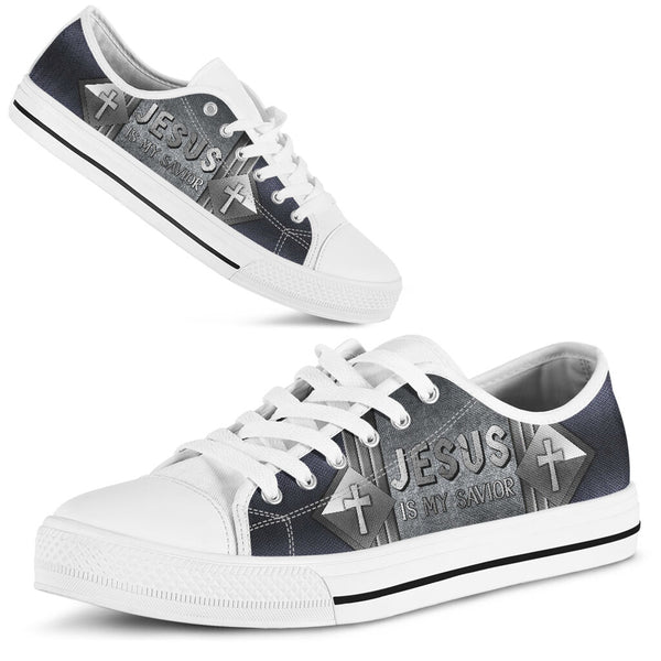 Jesus Is My Savior Lowtop Shoe - Love Love Top Shoes