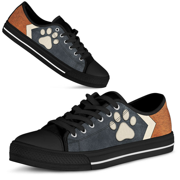 Dog Paw Nero Cemento - Low Top - Nnd Shoe - Love Love Top Shoes