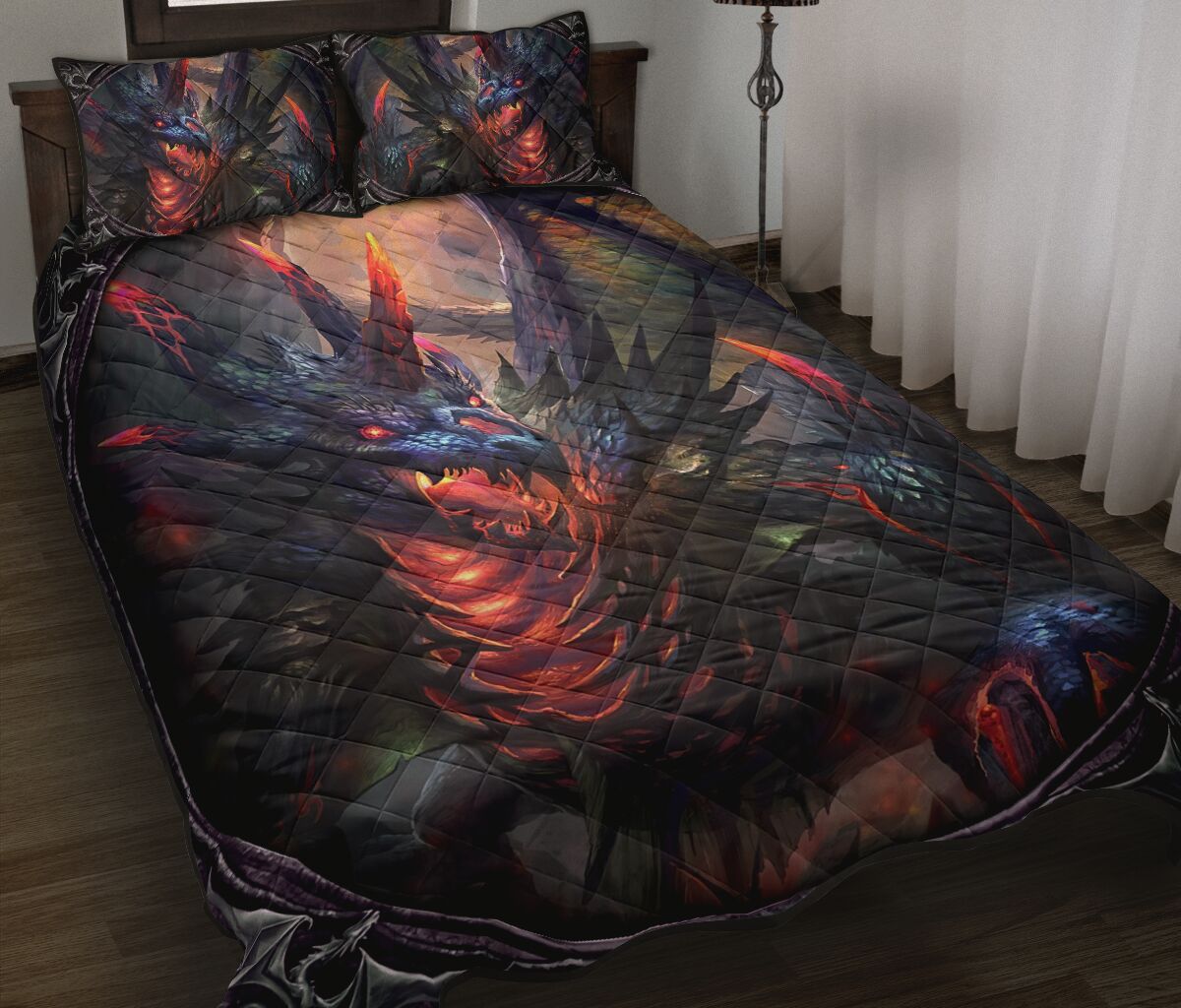 Dragon Quilt Bed Set  2- Love Quilt Bedding Set