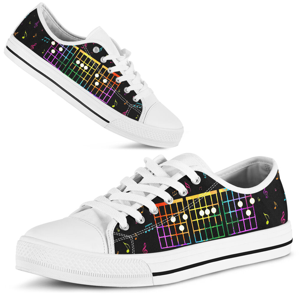 Guitar Color - Low Top Shoe - Love Love Top Shoes