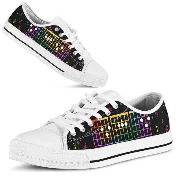 Guitar Color - Low Top Shoe - Love Love Top Shoes