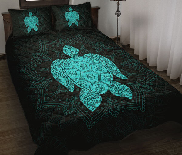 Turtle Quilt Bed Set 59 - Love Quilt Bedding Set