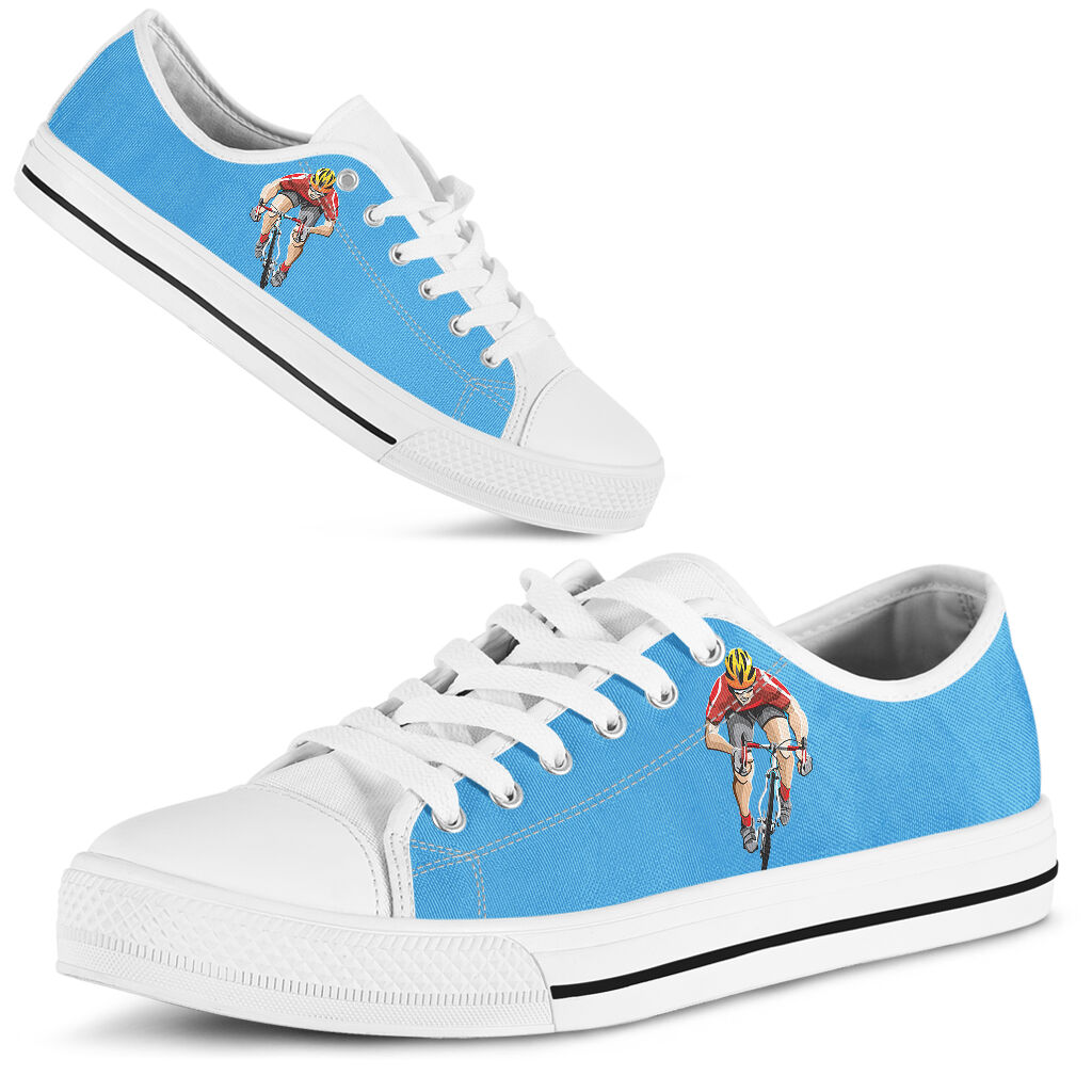 Cycling Blue - Low Top Shoe - Love Love Top Shoes